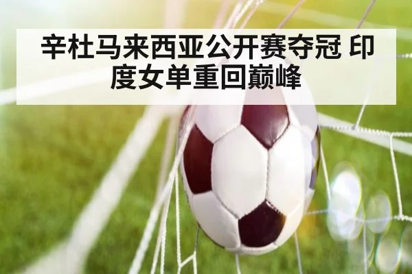 辛杜马来西亚公开赛夺冠 印度女单重回巅峰